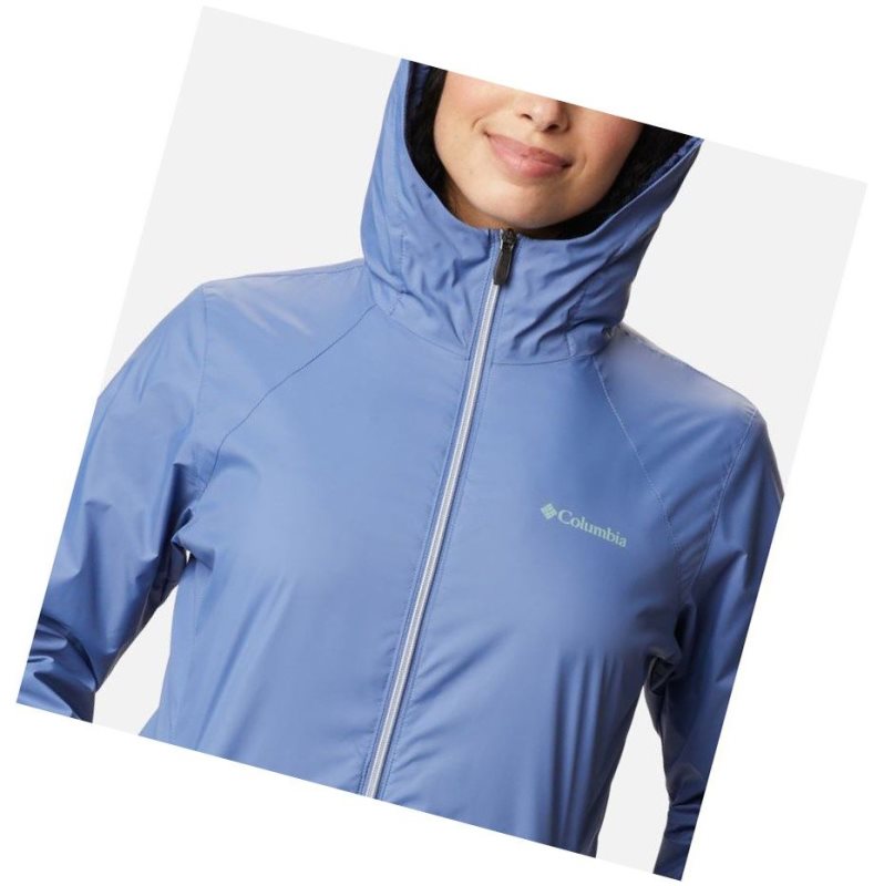 Columbia Switchback Lined Long Mont Kadın Mavi | 96580-DZVF