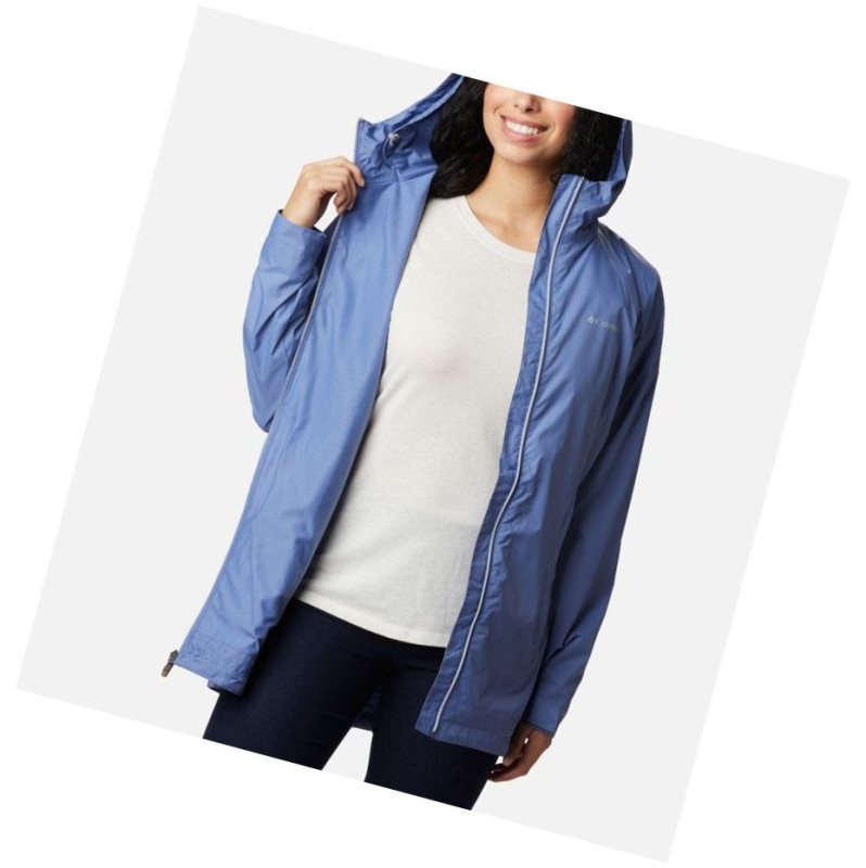 Columbia Switchback Lined Long Mont Kadın Mavi | 96580-DZVF