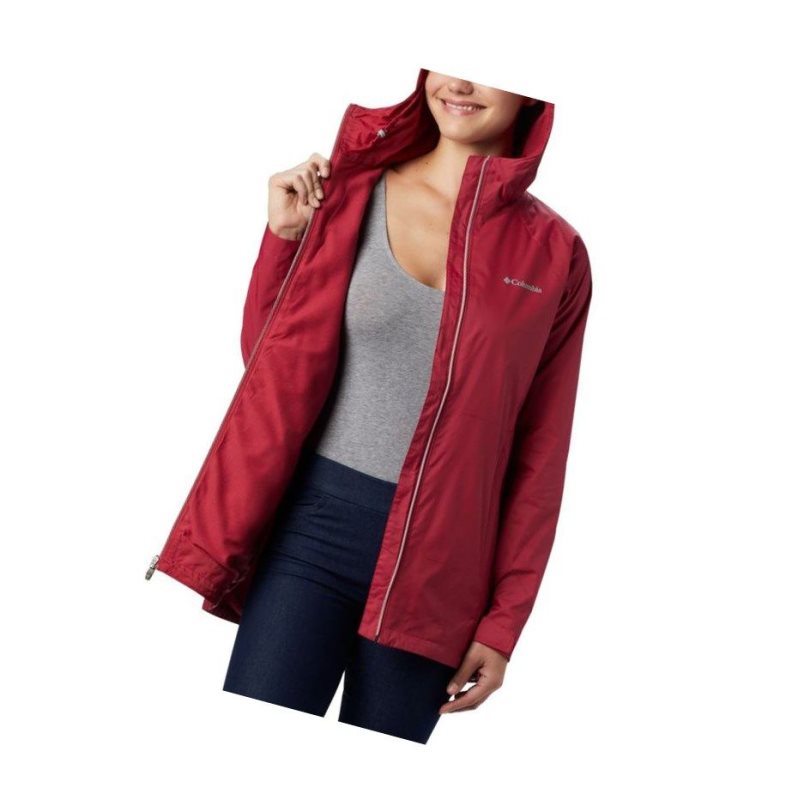 Columbia Switchback Lined Long Mont Kadın Kırmızı Mor Kırmızı Mor | 68014-UPRK