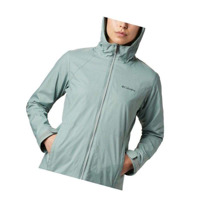 Columbia Switchback Lined Long Mont Kadın Yeşil | 47653-UNDR