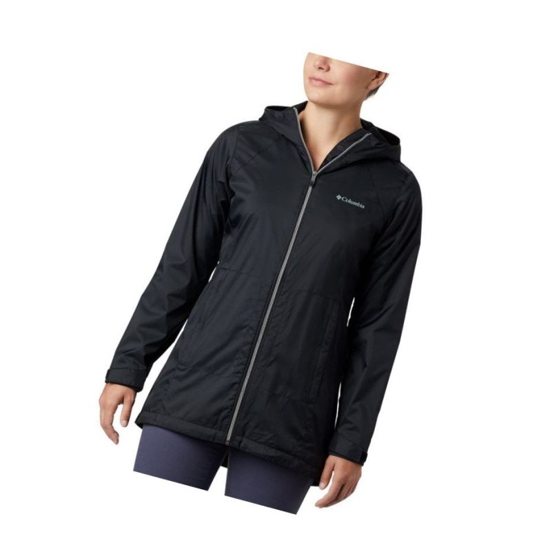 Columbia Switchback Lined Long Mont Kadın Siyah | 37056-JONK