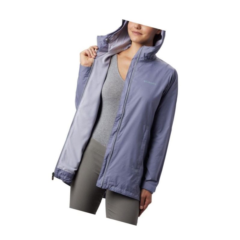 Columbia Switchback Lined Long Mont Kadın Mor | 93412-EKCR