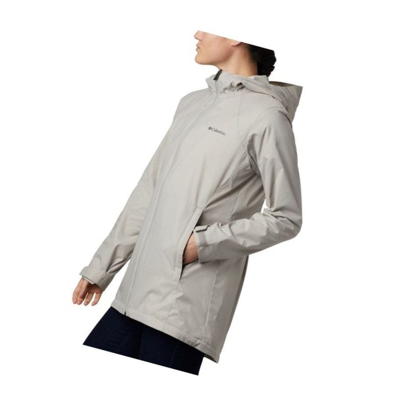 Columbia Switchback Lined Long Mont Kadın Gri | 18435-FHAB