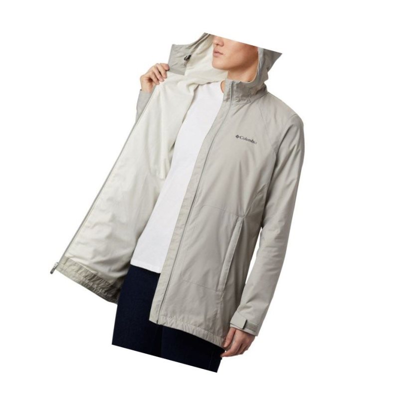 Columbia Switchback Lined Long Mont Kadın Gri | 18435-FHAB