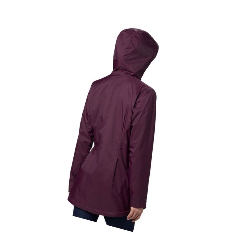 Columbia Switchback Lined Long Mont Kadın Siyah Pembe | 02796-CSAV