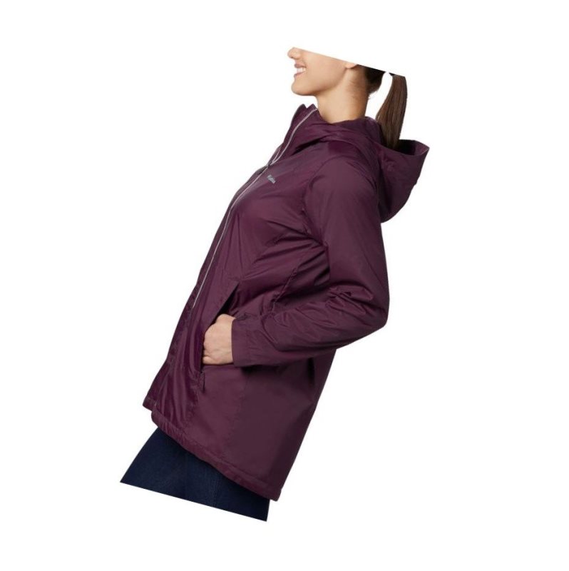 Columbia Switchback Lined Long Mont Kadın Siyah Pembe | 02796-CSAV