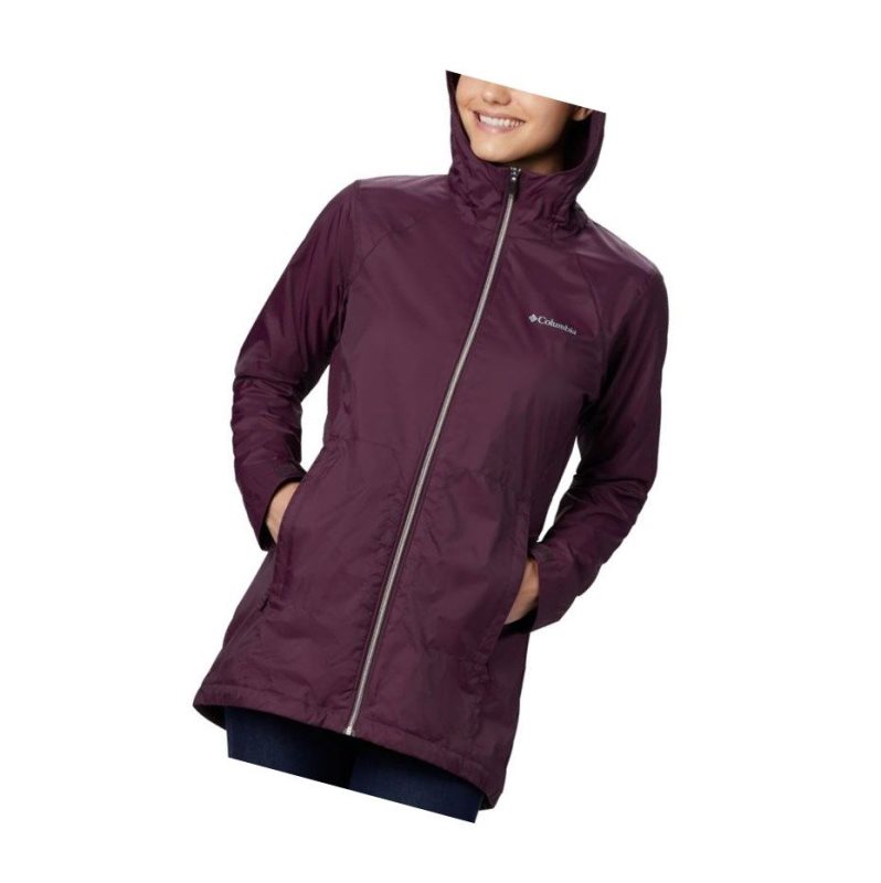 Columbia Switchback Lined Long Mont Kadın Siyah Pembe | 02796-CSAV
