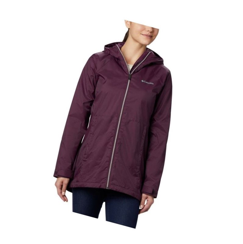 Columbia Switchback Lined Long Mont Kadın Siyah Pembe | 02796-CSAV