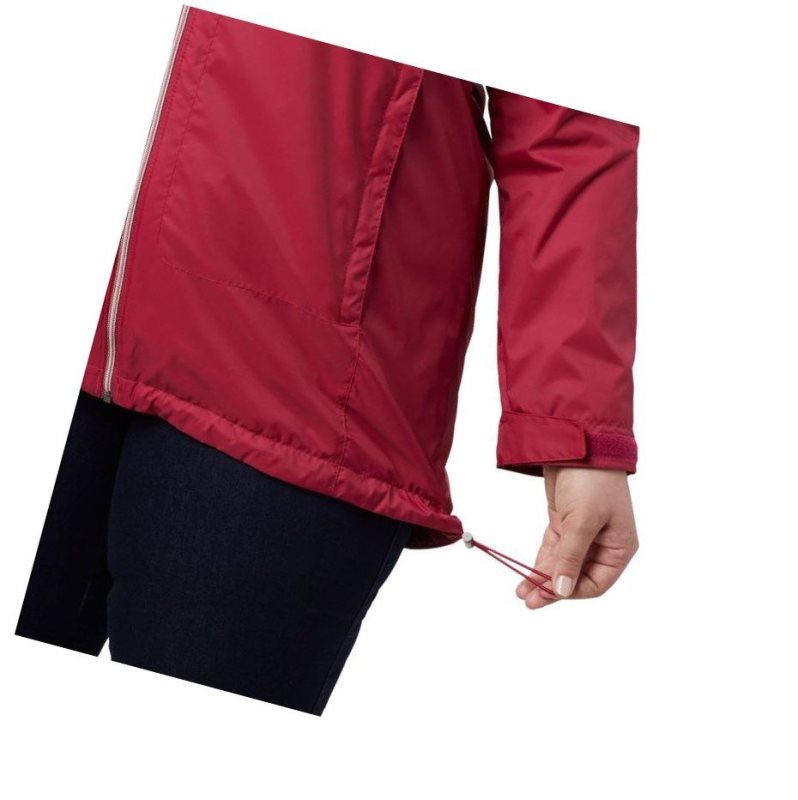 Columbia Switchback Lined Long Plus Size Mont Kadın Kırmızı Mor Kırmızı Mor | 76529-SGMZ