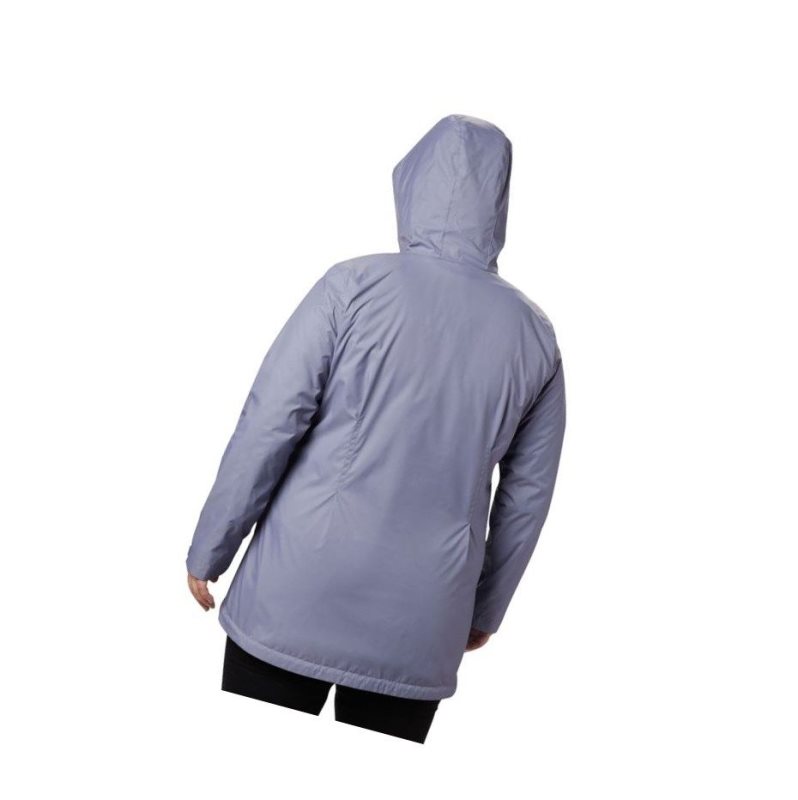 Columbia Switchback Lined Long Plus Size Mont Kadın Mor | 63579-TJWE