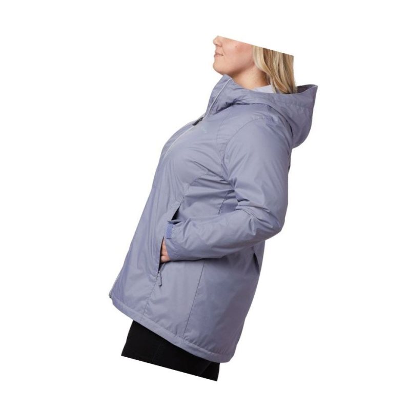 Columbia Switchback Lined Long Plus Size Mont Kadın Mor | 63579-TJWE