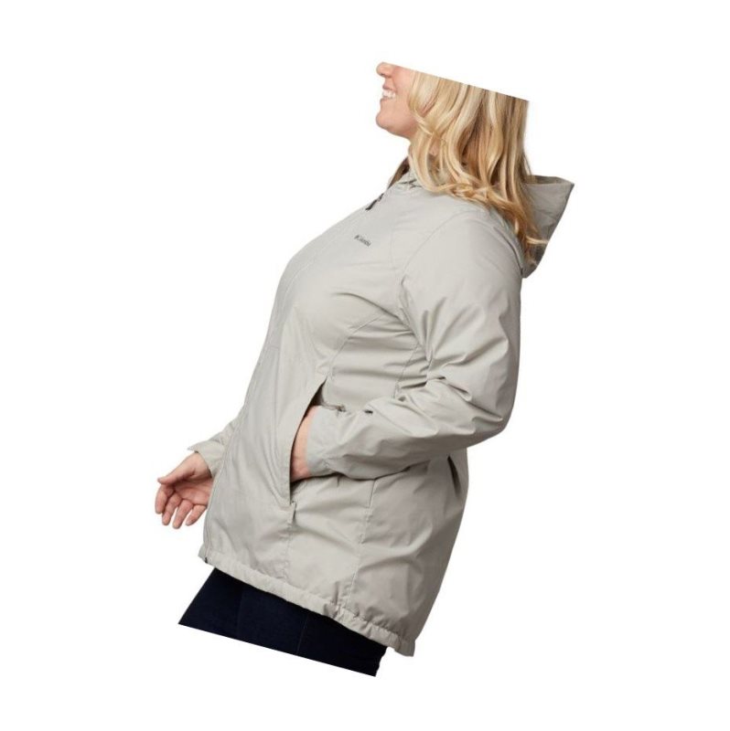 Columbia Switchback Lined Long Plus Size Mont Kadın Gri | 89712-ZMLK
