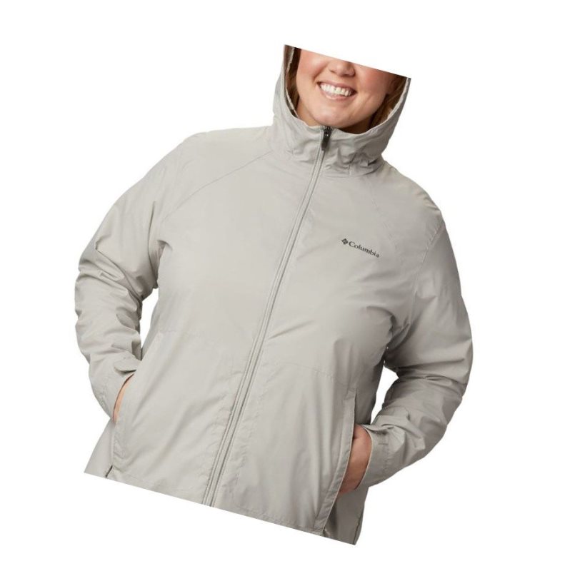 Columbia Switchback Lined Long Plus Size Mont Kadın Gri | 89712-ZMLK