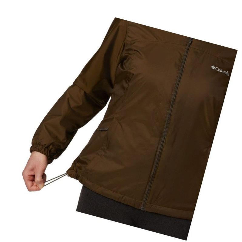 Columbia Switchback Sherpa Lined Mont Kadın Zeytin Yeşili | 75234-VSZW