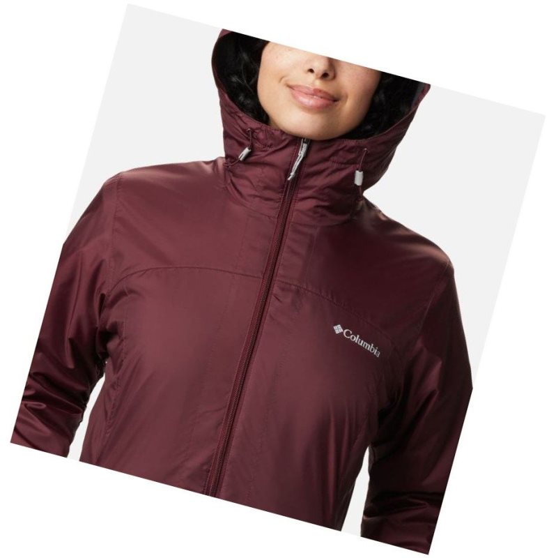 Columbia Switchback Sherpa Lined Mont Kadın Bordo | 68514-HWUD