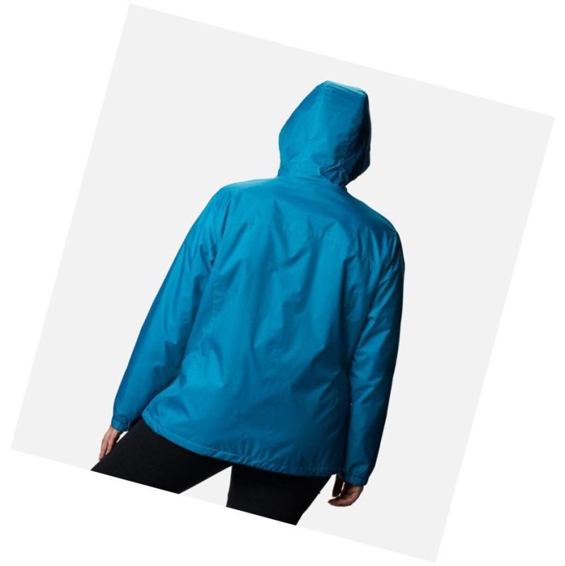 Columbia Switchback Sherpa Lined Plus Size Mont Kadın Mavi | 38510-SVRB