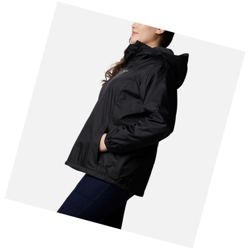 Columbia Switchback Sherpa Lined Plus Size Mont Kadın Siyah | 14697-APVK