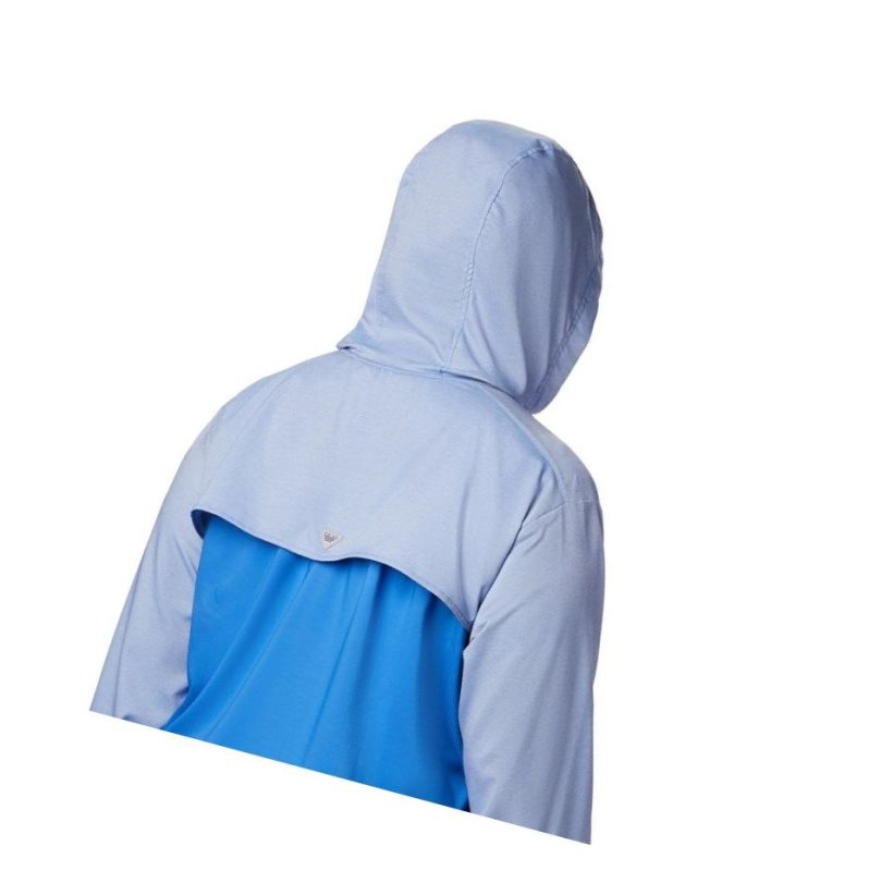 Columbia Tamiami Plus Size Kapşonlu Kadın Mavi Açık Mercan | 69203-QDKE