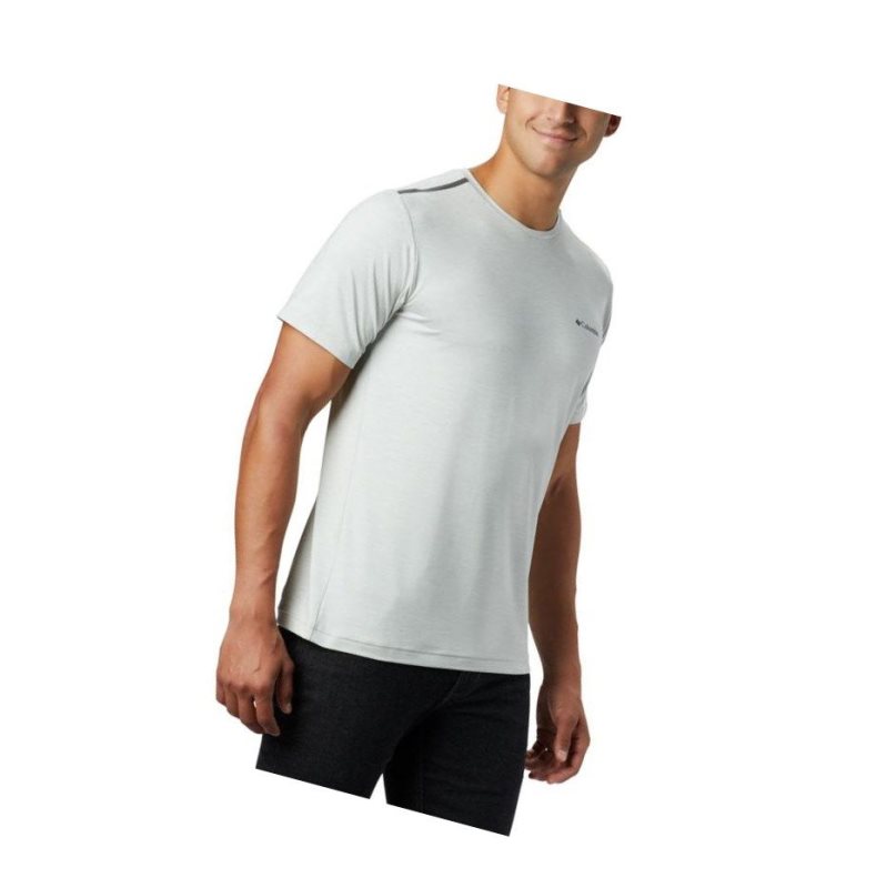 Columbia Tech Trail Crew Neck Tişört Erkek Gri | 05792-HMNA
