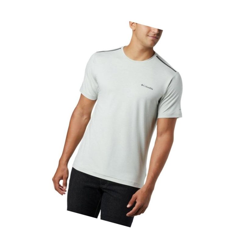 Columbia Tech Trail Crew Neck Tişört Erkek Gri | 05792-HMNA