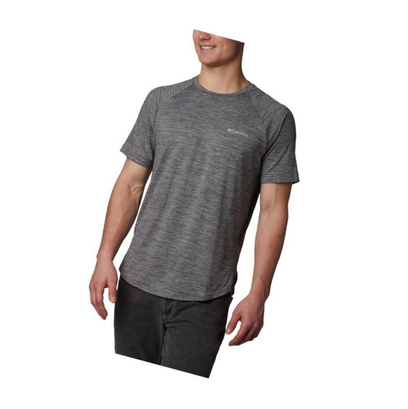 Columbia Tech Trail II Short Sleeve Crew Tişört Erkek Gri | 28170-LRGU