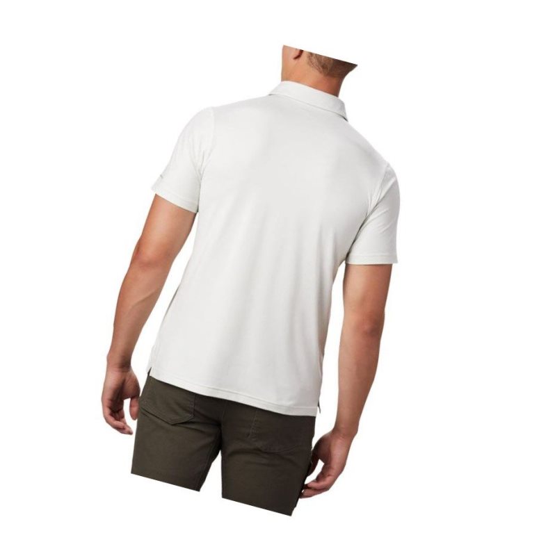 Columbia Tech Trail Polo Gömlek Erkek Beyaz | 79865-CZWG