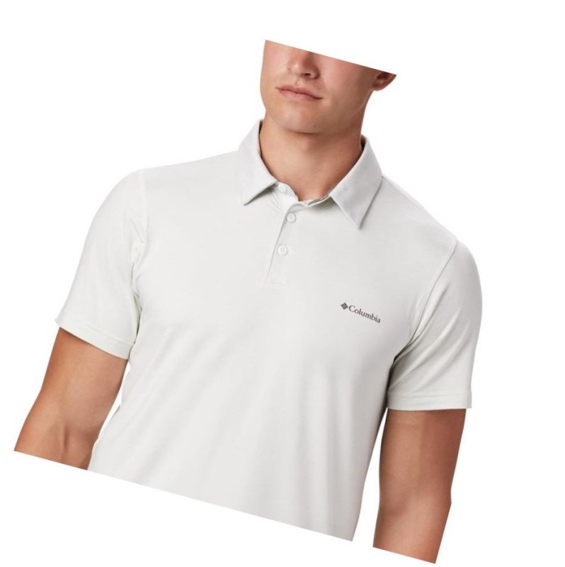 Columbia Tech Trail Polo Gömlek Erkek Beyaz | 79865-CZWG