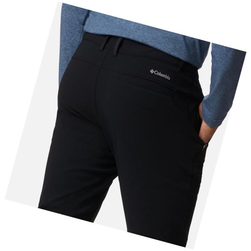 Columbia Tech Trail Warm Pantolon Erkek Siyah | 59726-NLXE