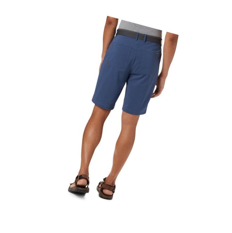 Columbia Tech Trail Şort Erkek Koyu Mavi | 85921-LIYZ