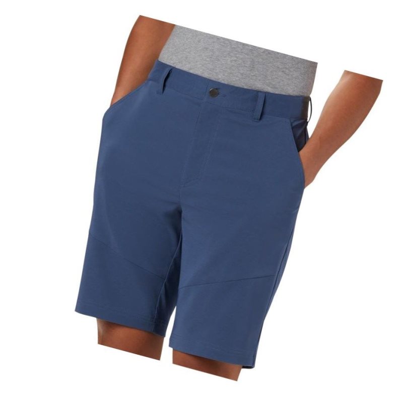 Columbia Tech Trail Şort Erkek Koyu Mavi | 85921-LIYZ