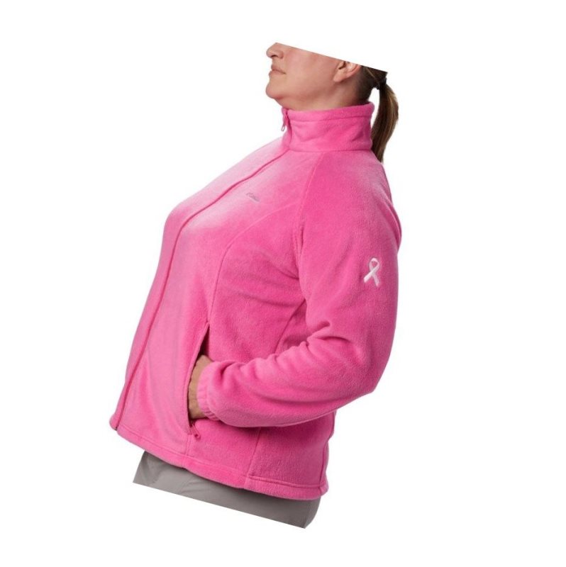 Columbia Tested Tough In Pink Benton Springs Full Zip Plus Size Mont Kadın Pembe | 26491-IVPY