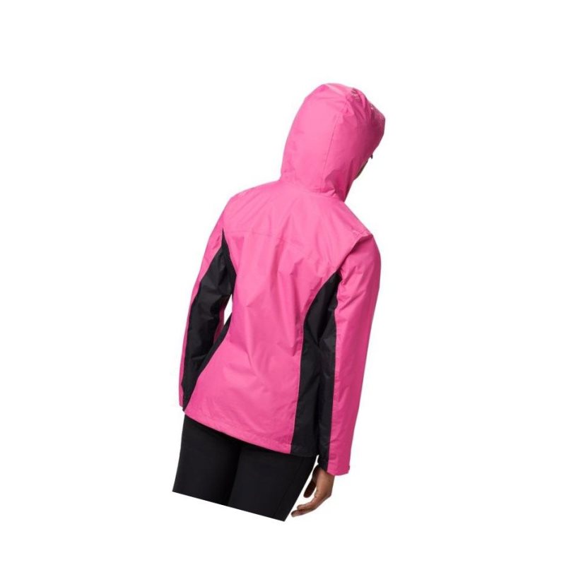 Columbia Tested Tough in Pink Rain II Mont Kadın Pembe Siyah | 26057-TZBP