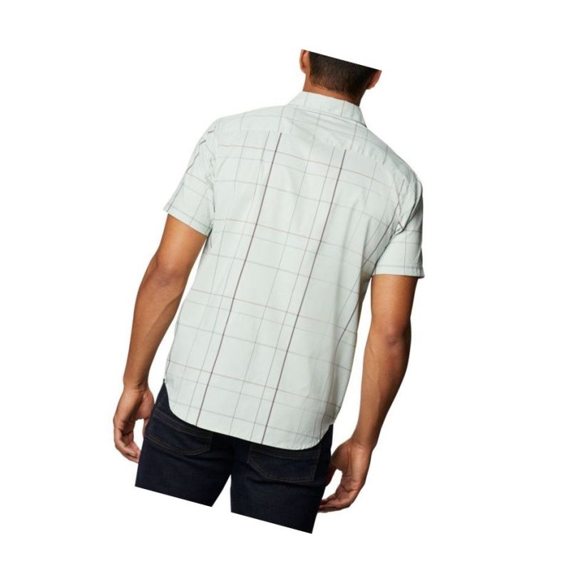 Columbia Thirty Mile Ledge Short Sleeve Gömlek Erkek Yeşil | 58679-AHWI
