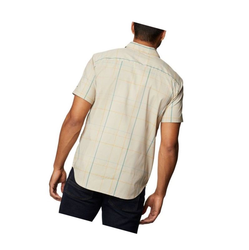 Columbia Thirty Mile Ledge Short Sleeve Gömlek Erkek Haki | 16247-DRZY