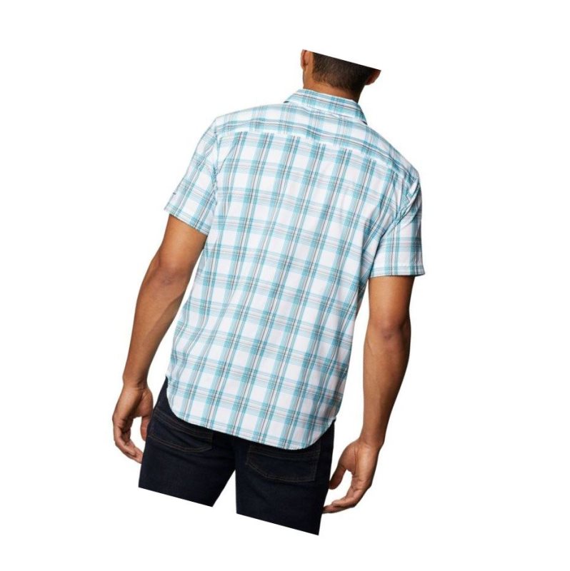 Columbia Thirty Mile Ledge Short Sleeve Gömlek Erkek Renkli | 97603-RUCO