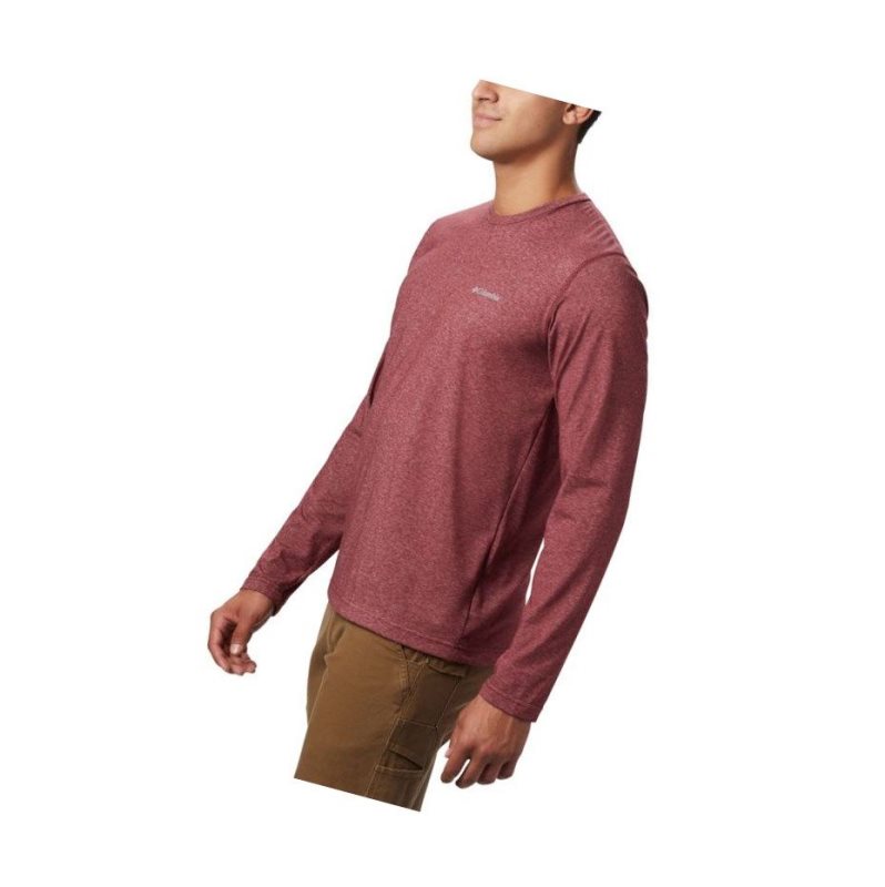Columbia Thistletown Park Crew Neck Long Sleeve Sweatshirt Erkek Kırmızı | 38091-BJCG