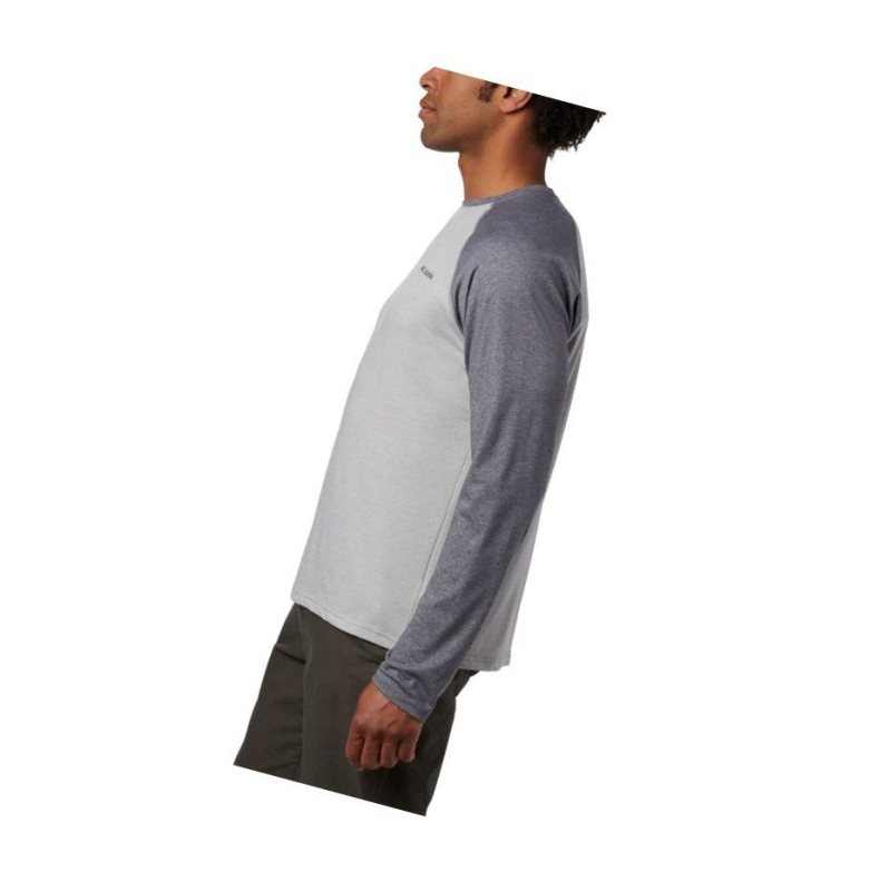 Columbia Thistletown Park Raglan Sweatshirt Erkek Gri | 76052-SAVM