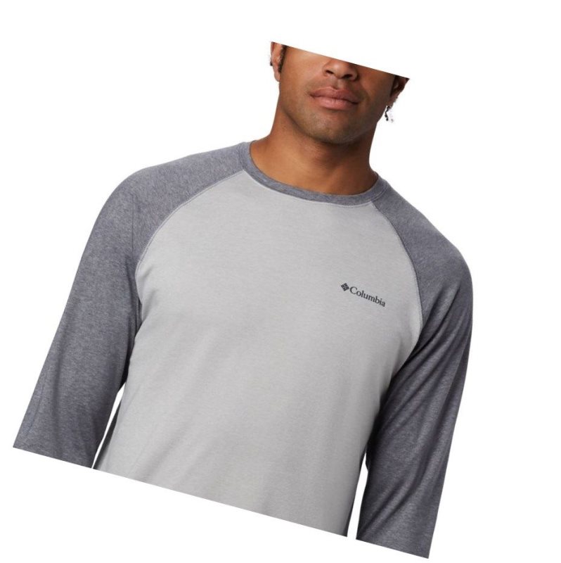 Columbia Thistletown Park Raglan Sweatshirt Erkek Gri | 76052-SAVM