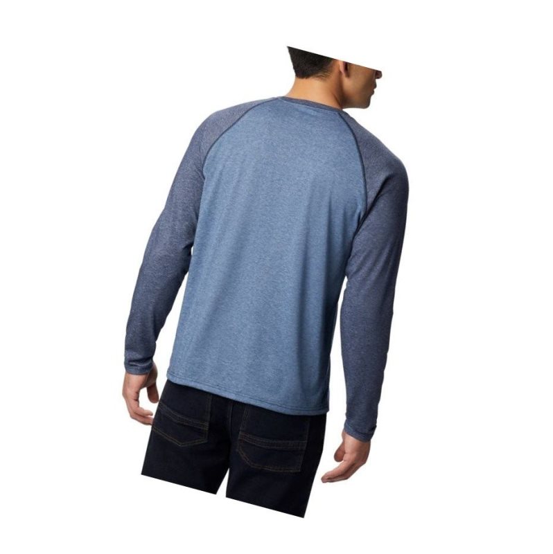 Columbia Thistletown Park Raglan Sweatshirt Erkek Lacivert | 26879-CDSG