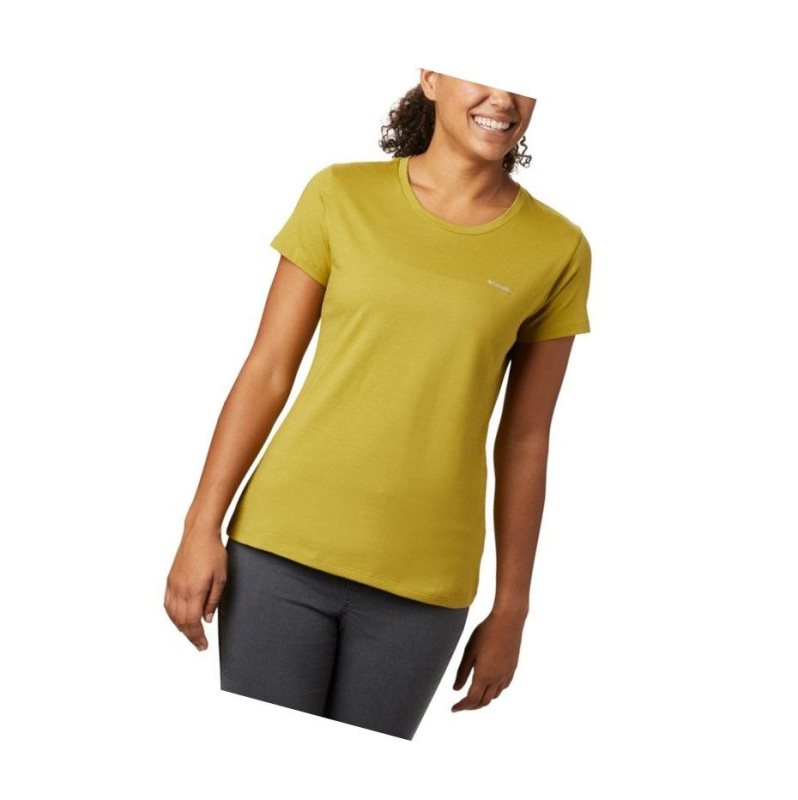 Columbia Thorne Bay Short Sleeve Tişört Kadın Sarı | 20197-TBEH