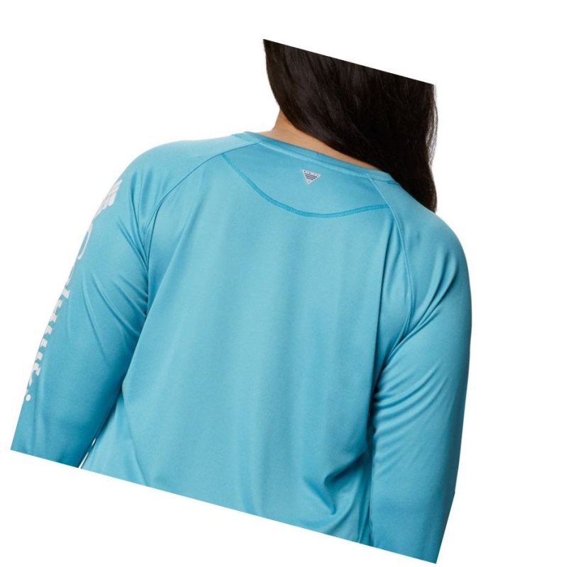 Columbia Tidal Heather Long Sleeve Sweatshirt Kadın Beyaz | 19358-XBKP