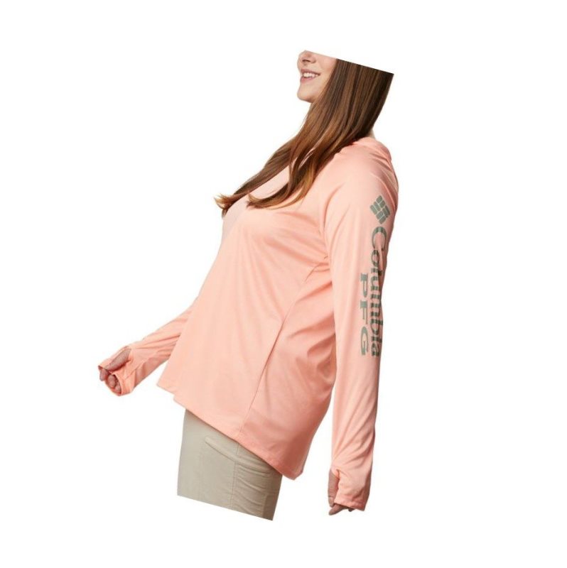 Columbia Tidal Heather Plus Size Kapşonlu Kadın Pembe | 16923-VMPZ