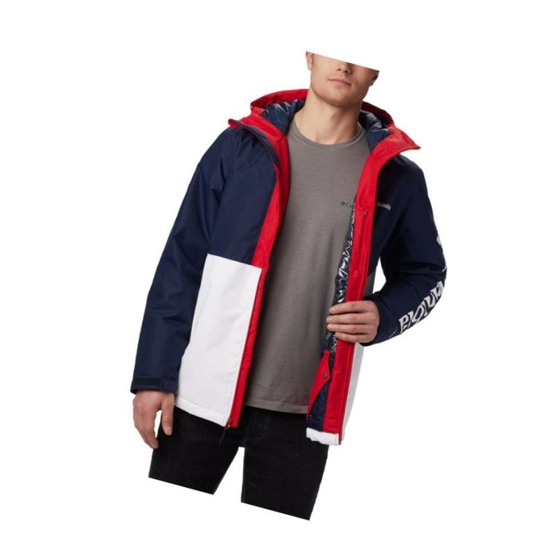 Columbia Timberturner Insulated Mont Erkek Beyaz Lacivert | 29603-CSPM