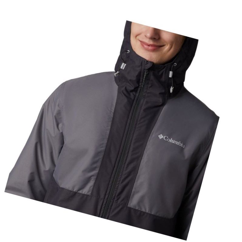 Columbia Timberturner Insulated Mont Erkek Koyu Gri | 27543-EHAC