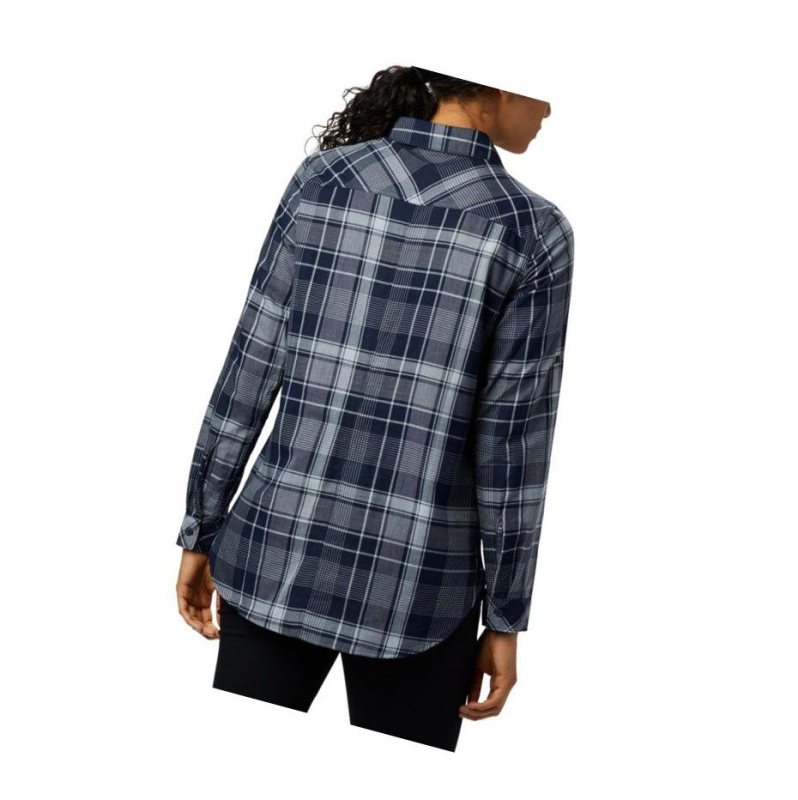 Columbia Times Two Long Sleeve Tunic Gömlek Kadın Lacivert | 28430-LFVZ