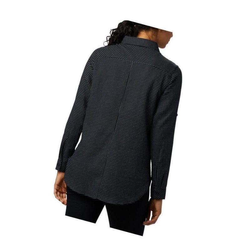 Columbia Times Two Long Sleeve Tunic Gömlek Kadın Siyah | 10276-VGON