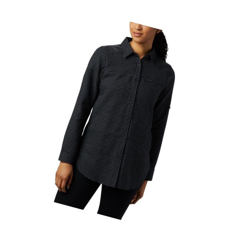 Columbia Times Two Long Sleeve Tunic Gömlek Kadın Siyah | 10276-VGON