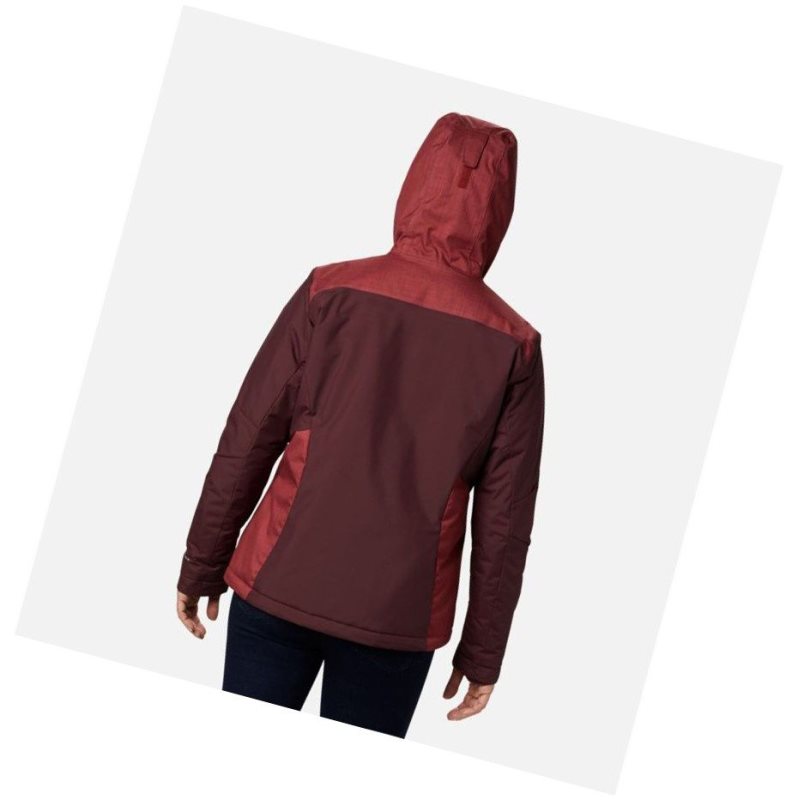 Columbia Tipton Peak Insulated Mont Kadın Kırmızı | 05489-TYAG