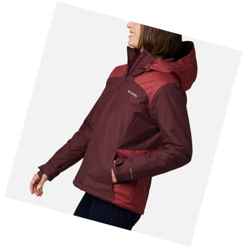 Columbia Tipton Peak Insulated Mont Kadın Kırmızı | 05489-TYAG