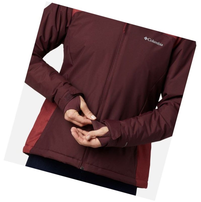 Columbia Tipton Peak Insulated Mont Kadın Kırmızı | 05489-TYAG